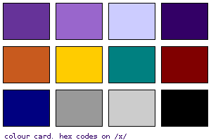 colour card